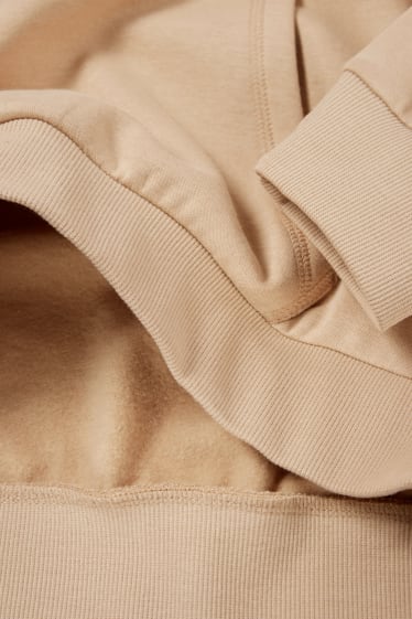 Enfants filles - Sweat à capuche - beige