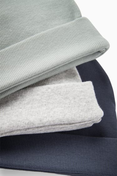 Baby Boys - Multipack of 3 - baby beanie - gray