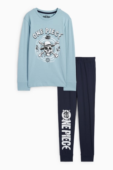 Kinder Jungen - One Piece - Pyjama - 2 teilig - türkis