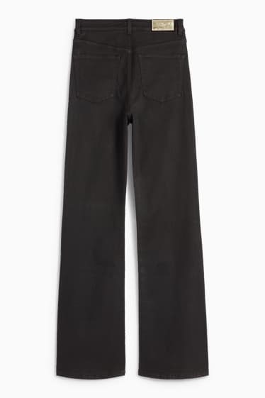 Dona - Flared jeans - high waist - texà gris fosc