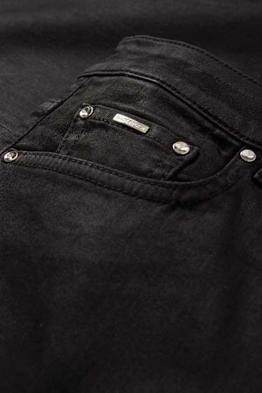 Dona - Flared jeans - high waist - texà gris fosc