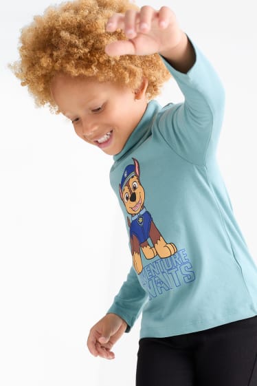 Kinder Jungen - Multipack 3er - PAW Patrol - Rollkragenshirt - türkis