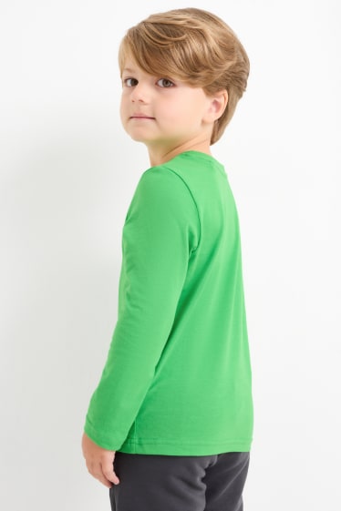 Enfants garçons - Minecraft - haut à manches longues - vert