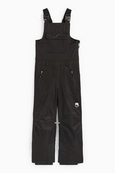 Kinder Mädchen - Skihose - wasserdicht - schwarz