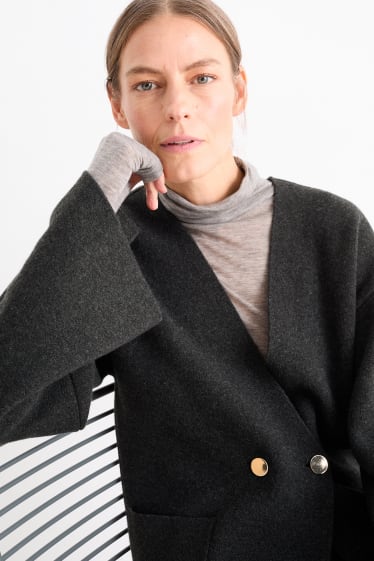 Women - Cardigan - anthracite