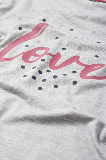 Femmes - Chemise de nuit - gris clair