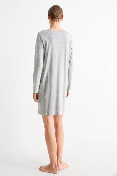 Femmes - Chemise de nuit - gris clair