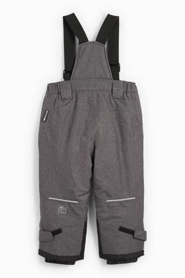 Kinder Jungen - Skihose - wasserdicht - dunkelgrau