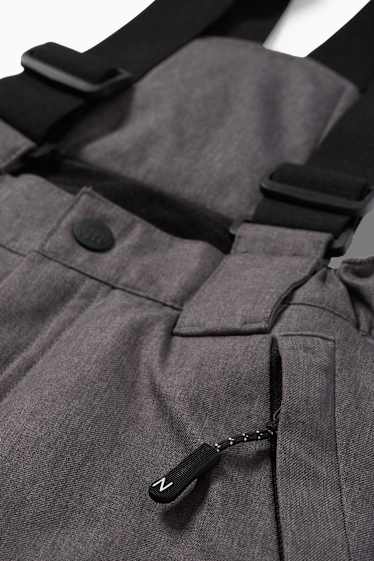 Kinder Jungen - Skihose - wasserdicht - dunkelgrau