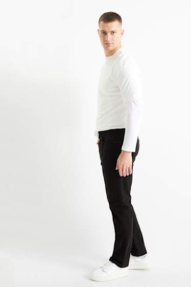 Uomo - Pantaloni termici - regular fit - jeans grigio scuro