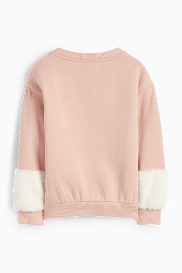 Enfants filles - Licorne - sweat - rose foncé