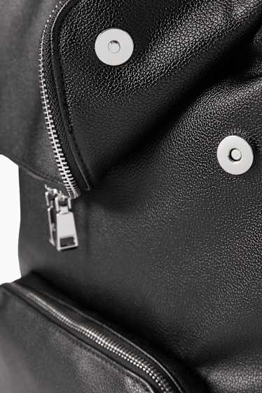 Femmes - Sac à dos - synthétique - noir