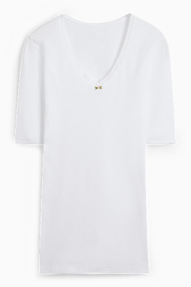 Donna - Maglietta intima - bianco