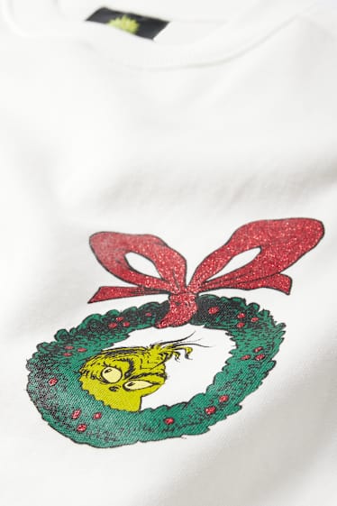 Damen - Sweatshirt - Der Grinch - cremeweiss