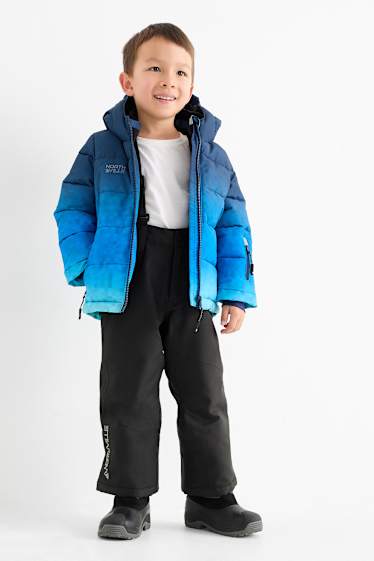 Enfants garçons - Pantalon de ski - imperméable - noir