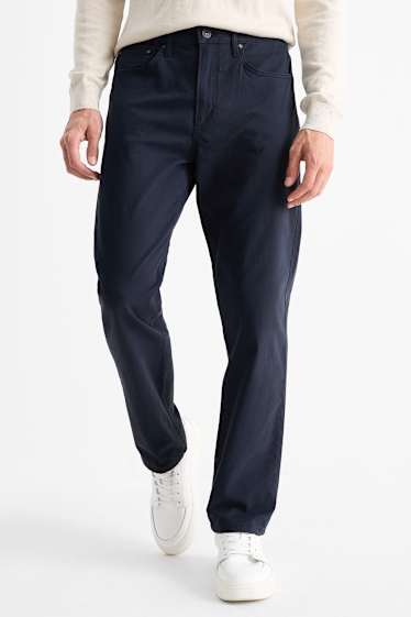 Heren - Thermobroek - Regular Fit - donkerblauw