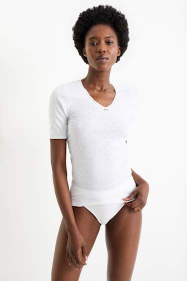 Donna - Maglietta intima - bianco