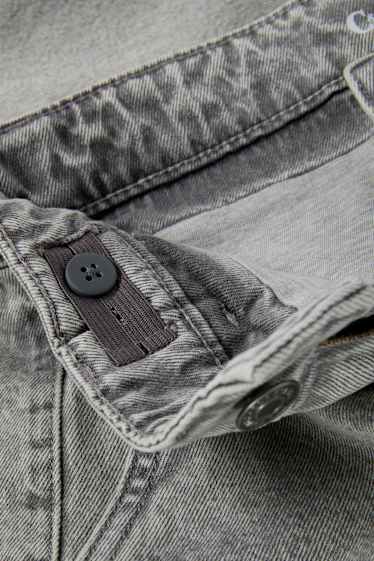 Kinderen: jongens - Cargo jeans - thermojeans - jeanslichtgrijs