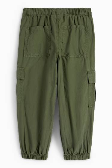 Enfants filles - Fleur - pantalon cargo doublé - vert