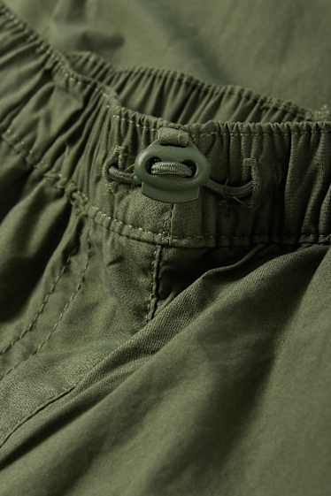 Enfants filles - Fleur - pantalon cargo doublé - vert