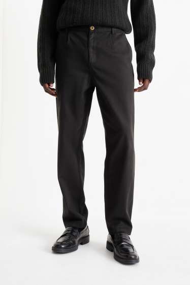 Herren - Chino - Tapered Fit - schwarz