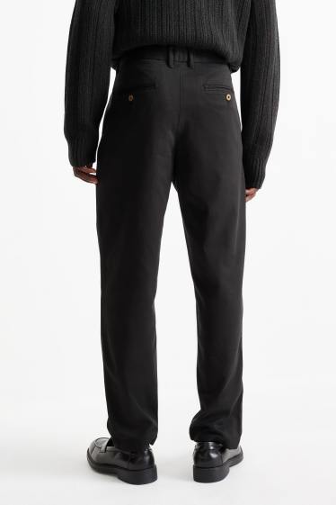 Herren - Chino - Tapered Fit - schwarz