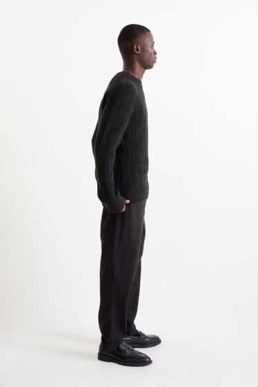 Herren - Chino - Tapered Fit - schwarz