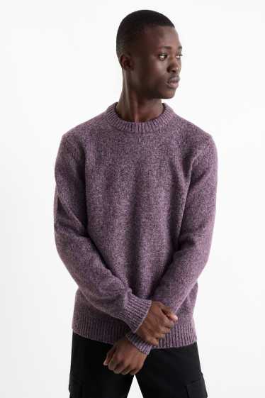 Bărbați - Pulover - violet