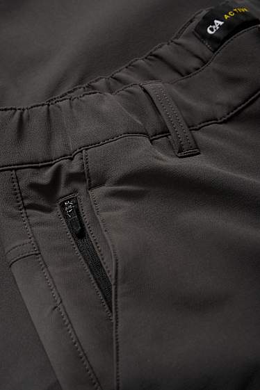 Herren - Funktions-Hose - wasserabweisend - dunkelgrau
