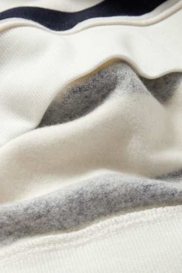 Femmes - Sweat - à rayures - bleu / blanc