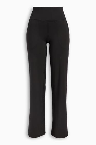 Femmes - Pantalon de sport en jersey - 4 Way Stretch - noir