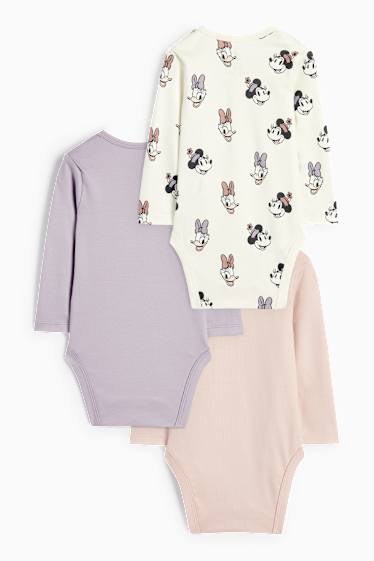 Bébés filles - Lot de 3 - Disney - bodys bébé - beige