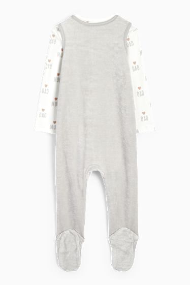 Unisex - Guineu - conjunt de pijama d’una peça - 2 peces - blanc