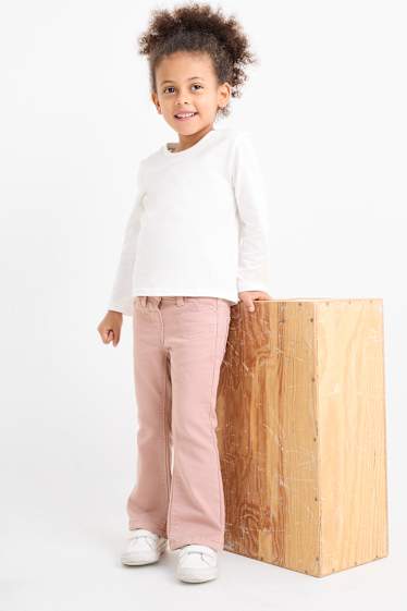 Enfants filles - Pantalon chaud - rose foncé