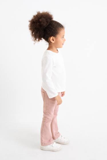 Enfants filles - Pantalon chaud - rose foncé