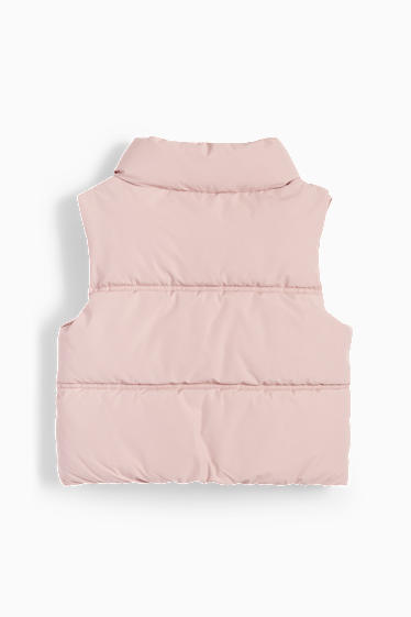 Kinder Mädchen - Steppweste - wasserabweisend - rosa