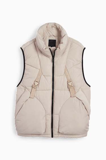 Herren - Steppweste - hellbeige