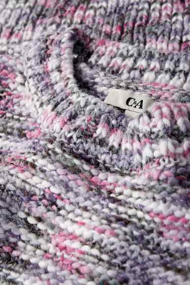 Dona - Jersei crop - estructurat - violeta clar