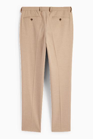 Herren - Baukasten-Hose - Slim Fit - Flex  - hellbeige