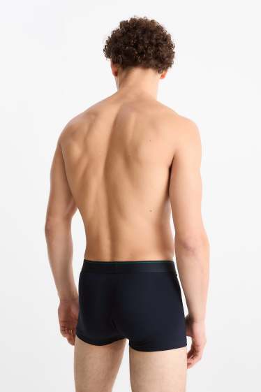 Hommes - Lot de 3 paires - boxers de Noël à motif - vert foncé
