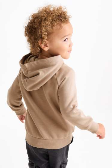Kinderen: jongens - Vos - hoodie - beige
