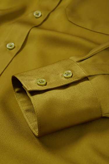 Mujer - Blusa de raso - verde