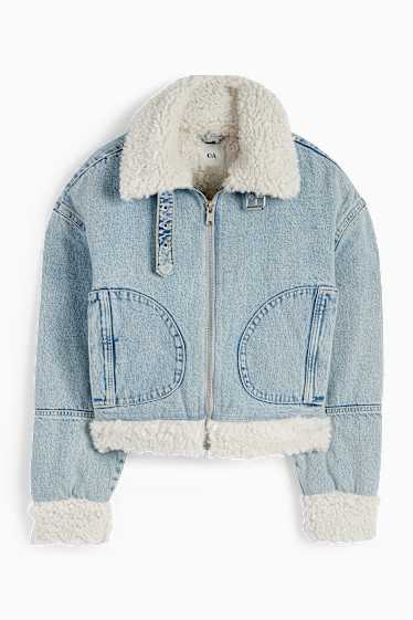 Damen - Jeansjacke - helljeansblau
