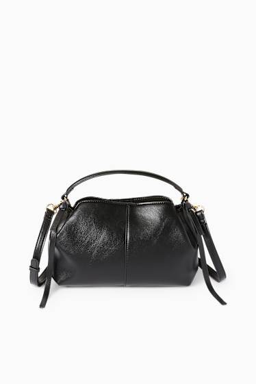 Femmes - Sac doté d’une bandoulière amovible - matière synthétique - noir