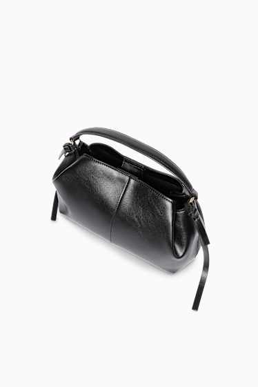 Femmes - Sac doté d’une bandoulière amovible - matière synthétique - noir