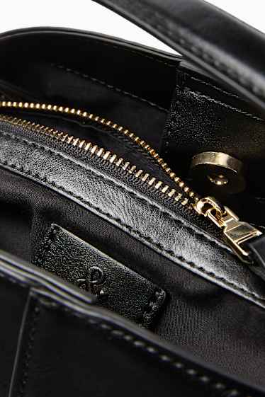 Femmes - Sac doté d’une bandoulière amovible - matière synthétique - noir