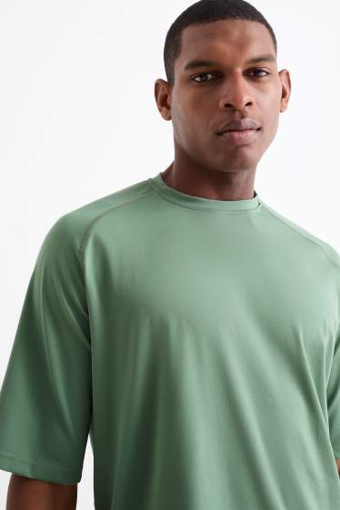 Heren - Sportshirt - 4 Way Stretch - groen