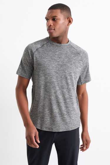 Hombre - Camiseta funcional - gris jaspeado