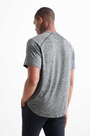 Hombre - Camiseta funcional - gris jaspeado