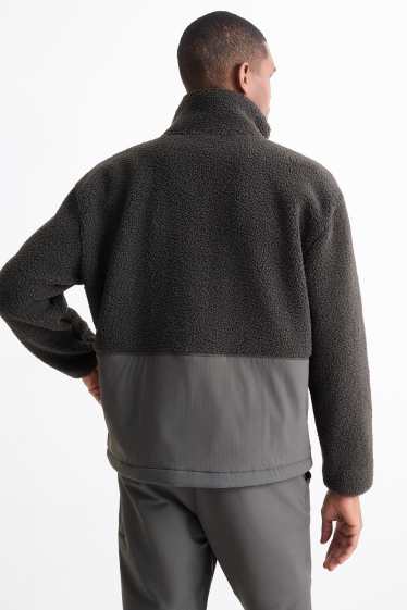 Herren - Thermo-Fleecejacke - schwarz